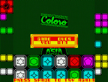 Coloro - Screenshot - Game Over (null) - 1020x768