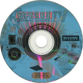 JetFighter IV: Fortress America - Disc (World) - 1386x1386