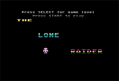 The Lone Raider - Screenshot - Game Title (Europe) - 352x240