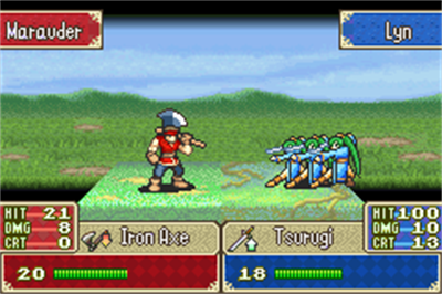 Fire Emblem: Lyn's Bizarre Adventure - Screenshot - Gameplay (null) - 240x160