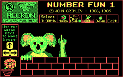 Number Fun 1 - Screenshot - Game Title (null) - 320x200