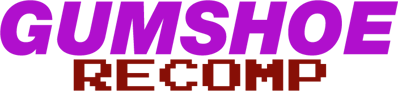 Gumshoe Recomp - Clear Logo (null) - 702x166