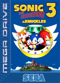Sonic & Knuckles / Sonic the Hedgehog 3 - Fanart - Box - Front (Europe) - 1559x2138