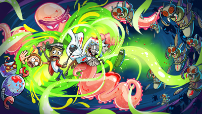 Rick and Morty (VisnoskyArc) - Fanart - Background (null) - 3840x2160