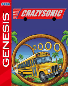CrazySonic - Fanart - Box - Front (World) - 798x1016