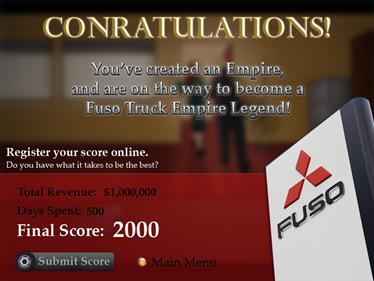 Fuso Truck Empire - Screenshot - High Scores (null) - 800x600
