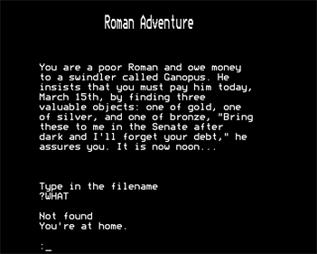 How To Write Adventure Games - Screenshot - Gameplay (null) - 640x512