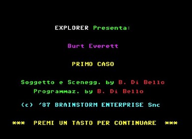 Burt Everett: Primo Caso - Screenshot - Game Title (null) - 677x491