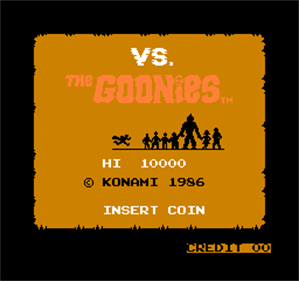 Vs. The Goonies - Screenshot - Game Title (null) - 256x240