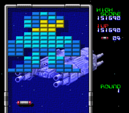 Illustration of Mega Man Arkanoid