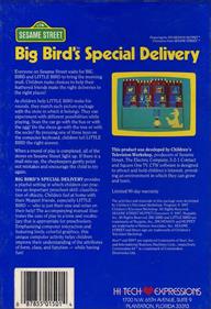 Big Bird's Special Delivery - Box - Back (United States) - 600x875