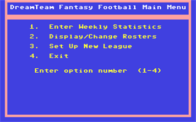 Dream Team Fantasy Football - Screenshot - Gameplay (null) - 320x200