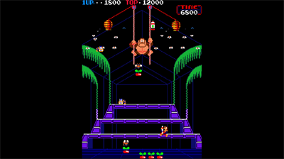 Arcade Archives DONKEY KONG 3 - Screenshot - Gameplay (null) - 1650x928