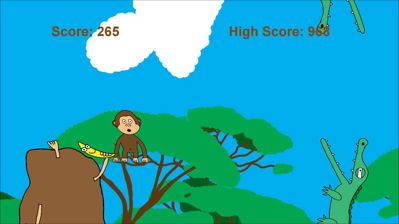 Flappy Monkey - Screenshot - Gameplay (World) - 1000x562