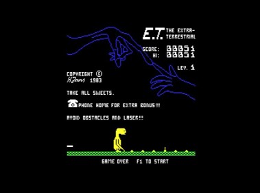 E.T. the Extra-Terrestrial - Screenshot - Game Title (null) - 668x495