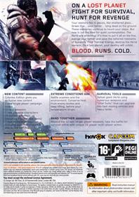 Lost Planet: Extreme Condition (Colonies Edition) - Box - Back (Europe) - 3000x4248