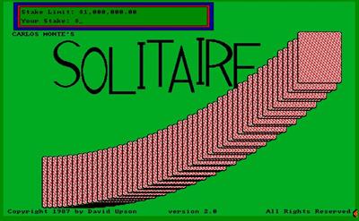 Carlos Monte's Blackjack & Solitaire - Screenshot - Game Title (null) - 645x399