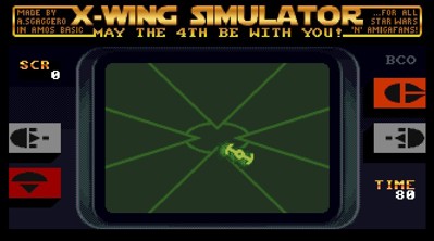 May the 4th Be With Your Amiga: X-Wing Simulator - Screenshot - Gameplay (null) - 693x386
