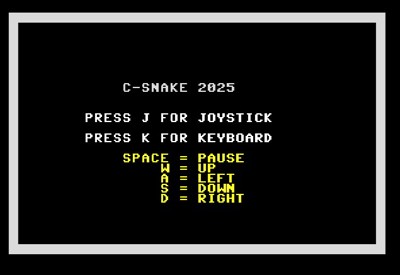 C-Snake 2025 - Screenshot - Game Title (null) - 635x437