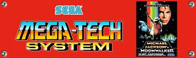 Michael Jackson's Moonwalker (Mega-Tech) - Arcade - Marquee (null) - 3840x1146