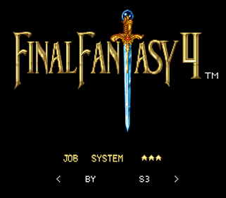 Final Fantasy 4: Job System - Screenshot - Game Title (null) - 256x224