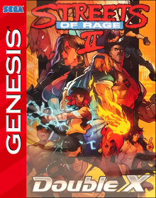 Streets of Rage 2 Double X - Fanart - Box - Front (null) - 798x1016
