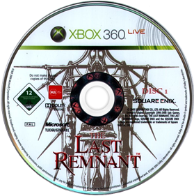 The Last Remnant - Disc (Europe) - 800x803