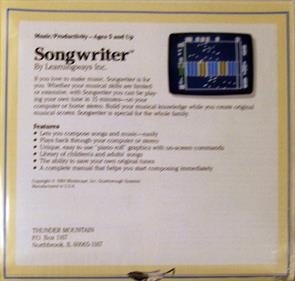 Songwriter - Box - Back (North America) - 1000x950