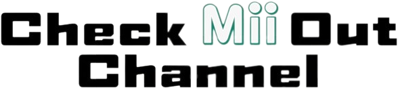 Check Mii Out Channel - Clear Logo (North America) - 588x130