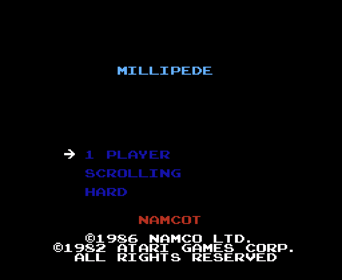 Millipede (Namco) - Screenshot - Game Title (Japan) - 1317x1080