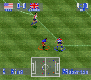 International Superstar Soccer: British Team GB Edition - Screenshot - Gameplay (World) - 512x448