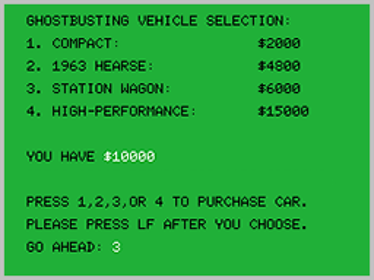 Ghostbusters (Opcode Games) - Screenshot - Gameplay (World) - 256x192