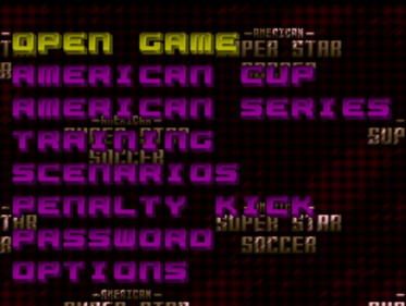 American Superstar Soccer: ISS Collection - Screenshot - Game Select (null) - 640x482