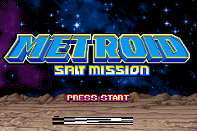 Metroid: Salt Mission - Screenshot - Game Title (World) - 240x160