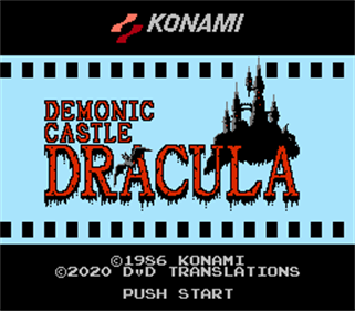 Akumajou Dracula - Screenshot - Game Title - 256x224