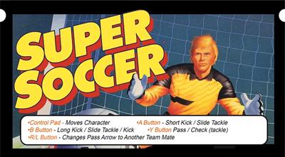 Super Soccer - Arcade - Marquee (null) - 1000x554