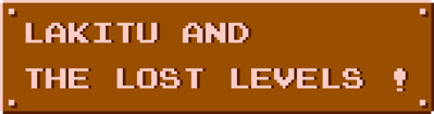 Lakitu And The Lost Levels! - Clear Logo (World) - 1520x400