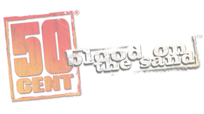 50 Cent: Blood on the Sand - Clear Logo (World) - 1000x560