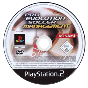 Pro Evolution Soccer Management - Disc (Europe) - 806x800