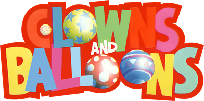 Clowns and Balloons - Clear Logo - 2400x1189