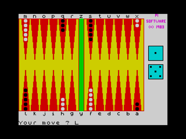 Backgammon (Pi Software) - Screenshot - Gameplay (null) - 640x480