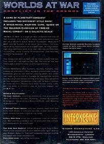 Worlds at War: Conflict in the Cosmos - Box - Back (United Kingdom) - 583x800