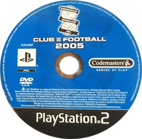 Club Football 2005: Birmingham City - Disc (Europe) - 627x610