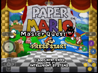 Paper Mario Master Quest - Screenshot - Game Select (United States) - 2160x1620