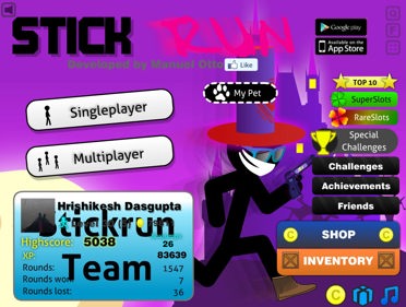 Stick Run - Screenshot - Game Title (World) - 1015x766