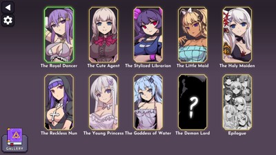 Tower Of Waifus 2 - Screenshot - Game Select (United States) - 3840x2160