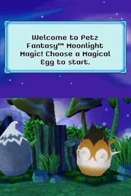 Petz Fantasy: Moonlight Magic - Screenshot - Game Select (null) - 256x384