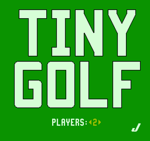 Tiny Golf - Screenshot - Game Title (World) - 256x240