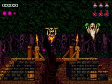 Ghost Manor - Screenshot - Gameplay (North America) - 640x480
