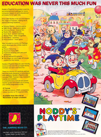 Noddy's Playtime - Advertisement Flyer - Front (United Kingdom) - 2558x3487